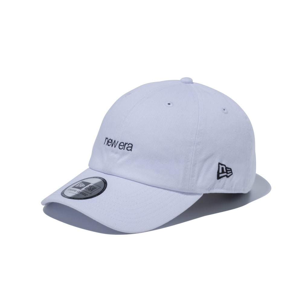 Casual Classic new era ロゴ ホワイト × ブラック