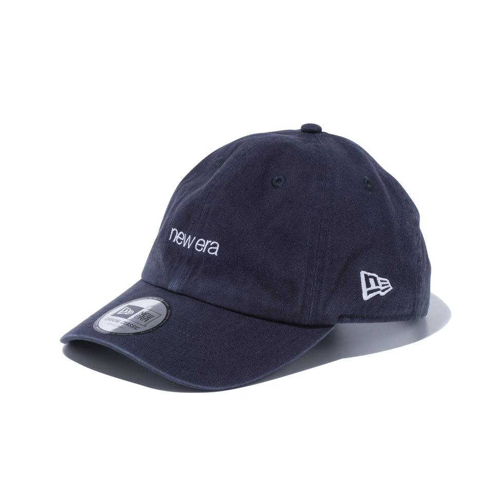 Casual Classic new era ロゴ ネイビー × スノーホワイト