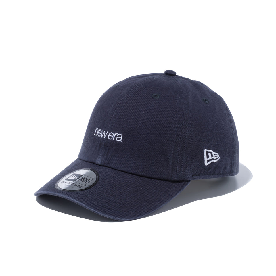 Casual Classic new era ロゴ ネイビー × スノーホワイト