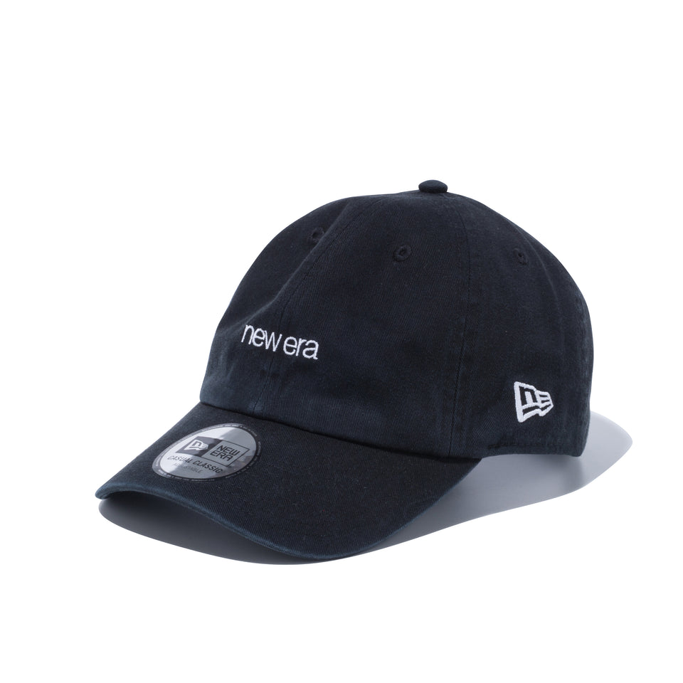 Casual Classic new era ロゴ ブラック × スノーホワイト