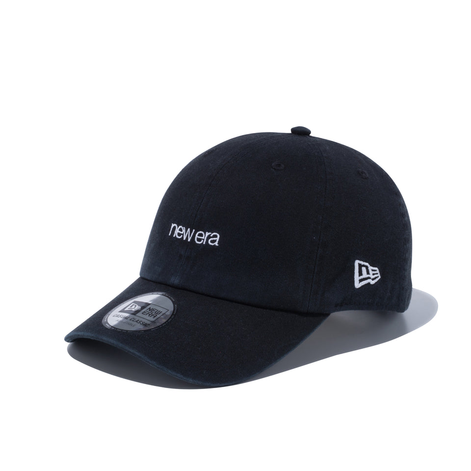 Casual Classic new era ロゴ ブラック × スノーホワイト
