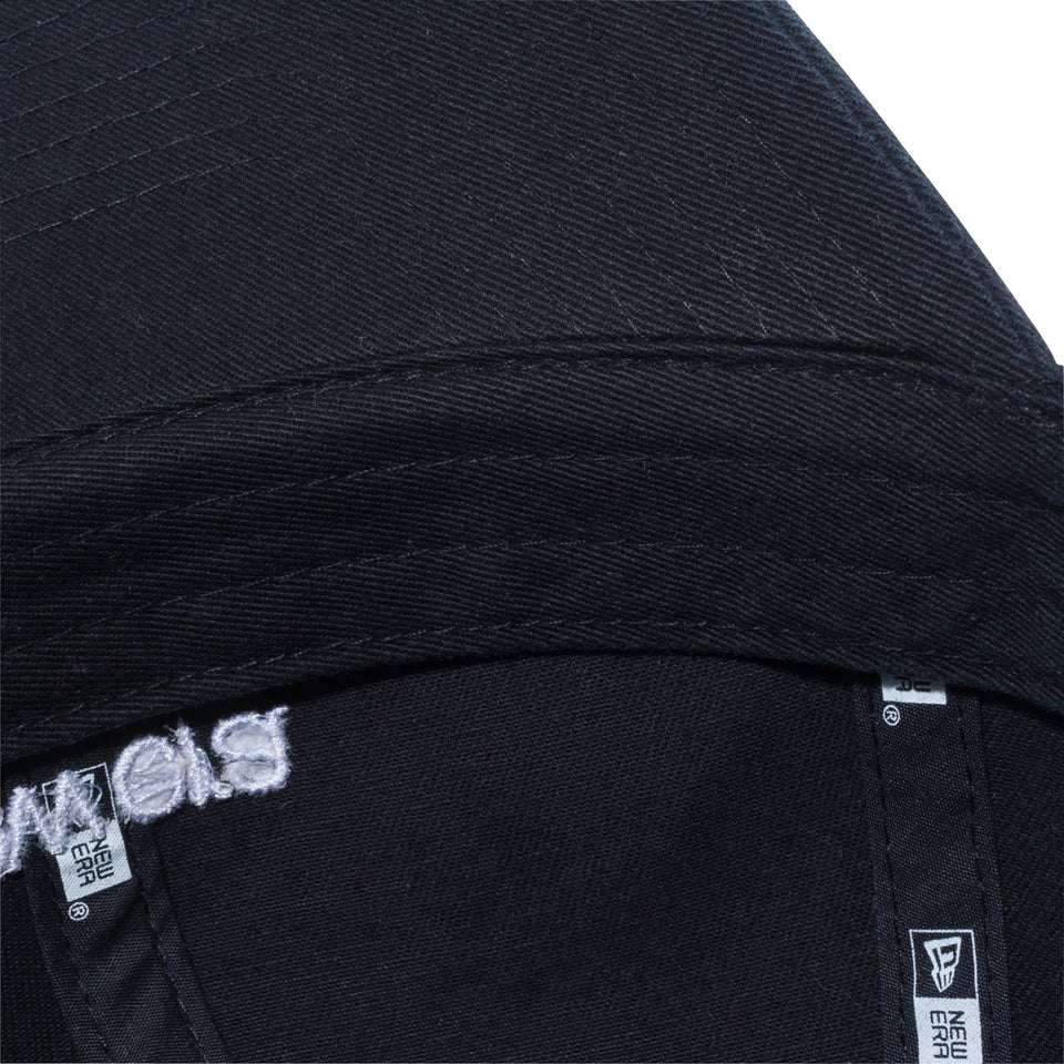 Casual Classic new era ロゴ ブラック × スノーホワイト