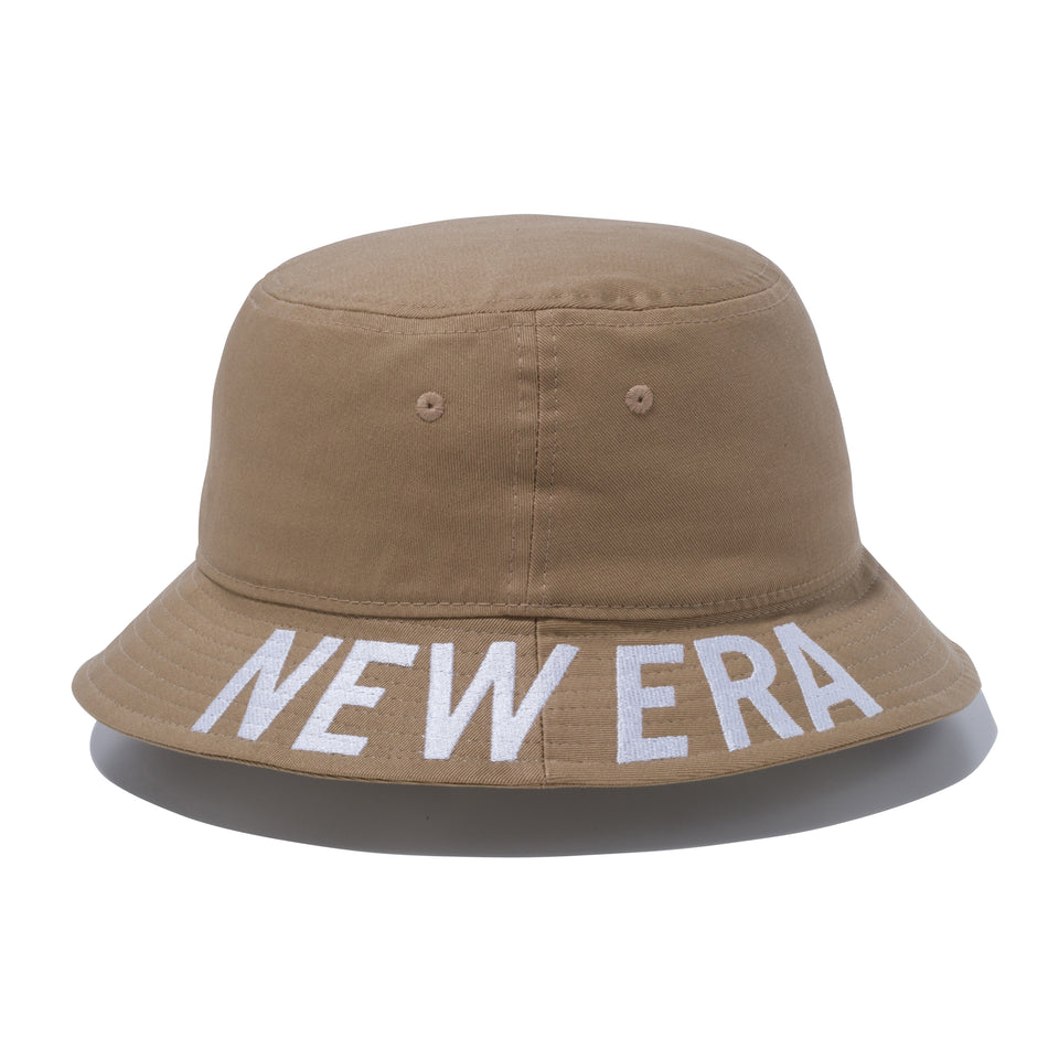 バケット01 エッセンシャル NEW ERA ロゴ カーキ
