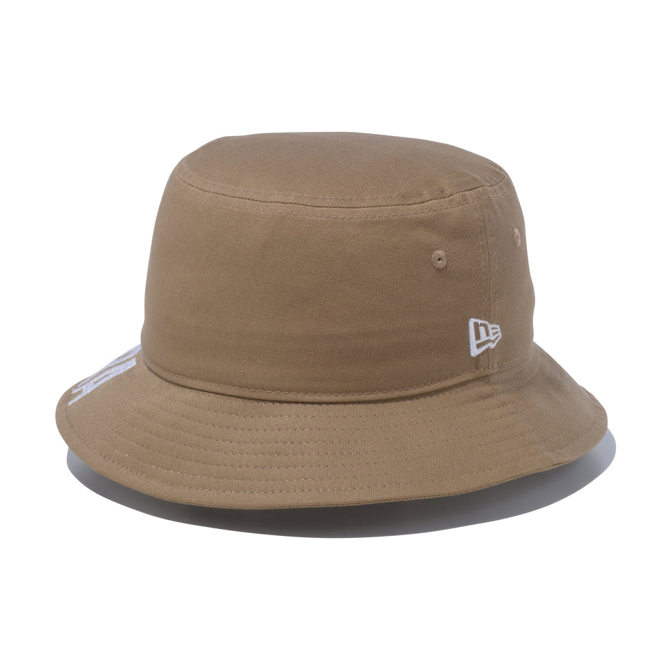 バケット01 エッセンシャル NEW ERA ロゴ カーキ