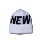 ベーシック カフニット ビルボード NEW ERA ロゴ ホワイト