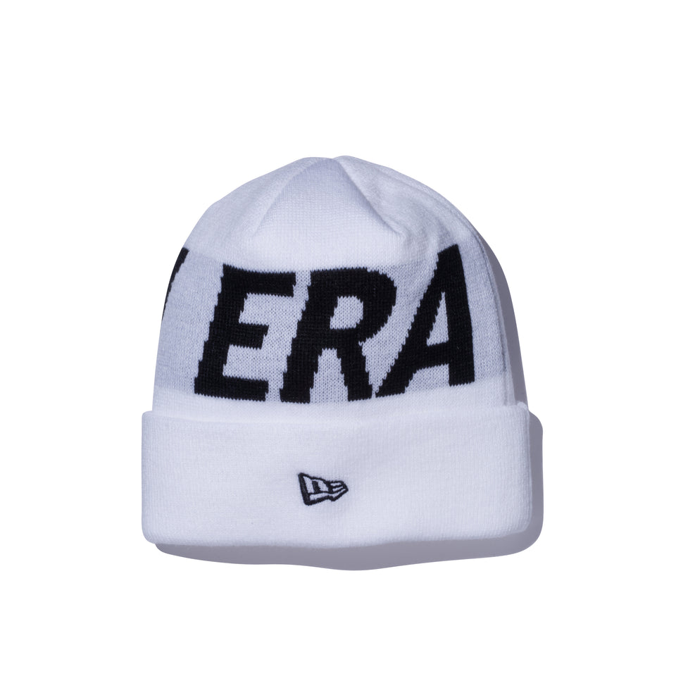 ベーシック カフニット ビルボード NEW ERA ロゴ ホワイト
