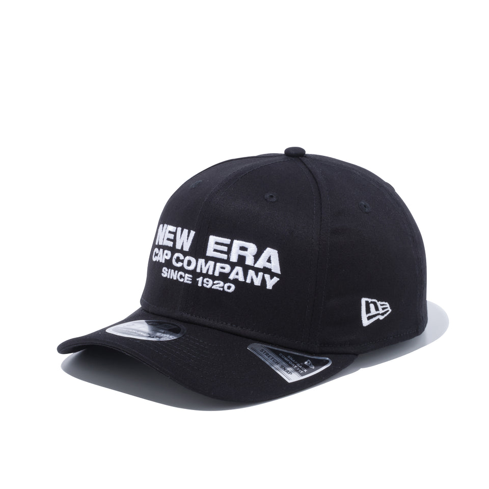 9FIFTY ストレッチスナップ New Era Cap Company Since 1920 ブラック × スノーホワイト