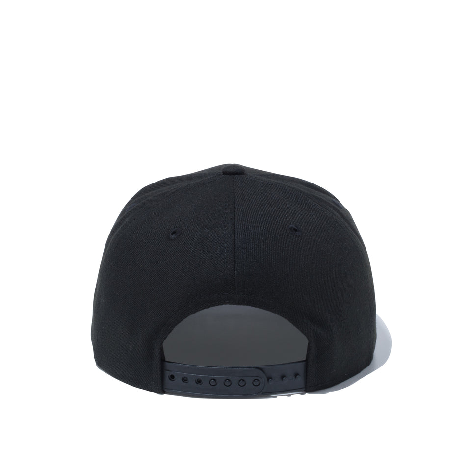 9FIFTY ニューヨーク・ヤンキース ラインストーンバッジ ブラック × ブラック