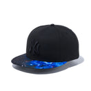9FIFTY ニューヨーク・ヤンキース ギャラクシー ブラック プリントバイザー