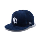 9FIFTY ニューヨーク・ヤンキース コーデュロイ ネイビー × スノーホワイト グレーアンダーバイザー