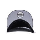 9FIFTY ニューヨーク・ヤンキース コーデュロイ ブラック × スノーホワイト グレーアンダーバイザー