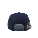 9FIFTY エッセンシャル NEW ERA サイドロゴ ネイビー × メタリックゴールド
