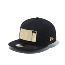 9FIFTY メタリックボックスロゴ ブラック × メタリックゴールド