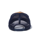 9FORTY A-Frame トラッカー タイダイ NEW ERA ロゴ イエロー / ネイビーメッシュ