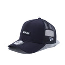 9FORTY A-Frame トラッカー ラバーロゴ NEW ERA ネイビー × スノーホワイト