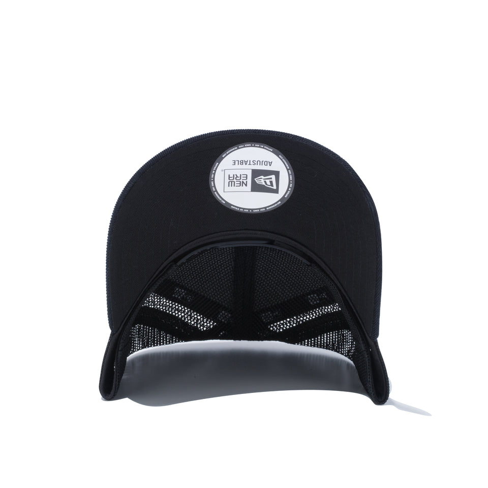 9FORTY A-Frame トラッカー マイクロコーデュロイ NEW ERA NEW YORK EST 1920 ブラック / ブラックメッシュ
