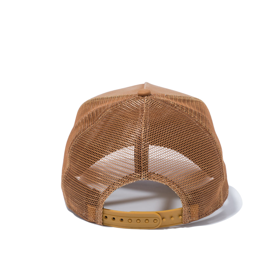 9FORTY A-Frame トラッカー ダックキャンバス NEW ERA NEW YORK EST. 1920 タン
