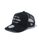 9FORTY A-Frame トラッカー ダックキャンバス NEW ERA NEW YORK EST. 1920 ブラック