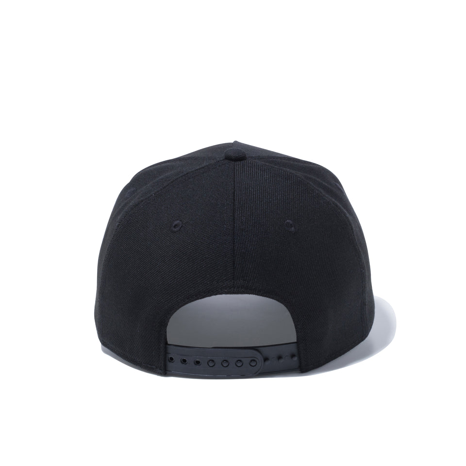 9FORTY A-Frame オーバルロゴ New Era ブラック × スノーホワイト