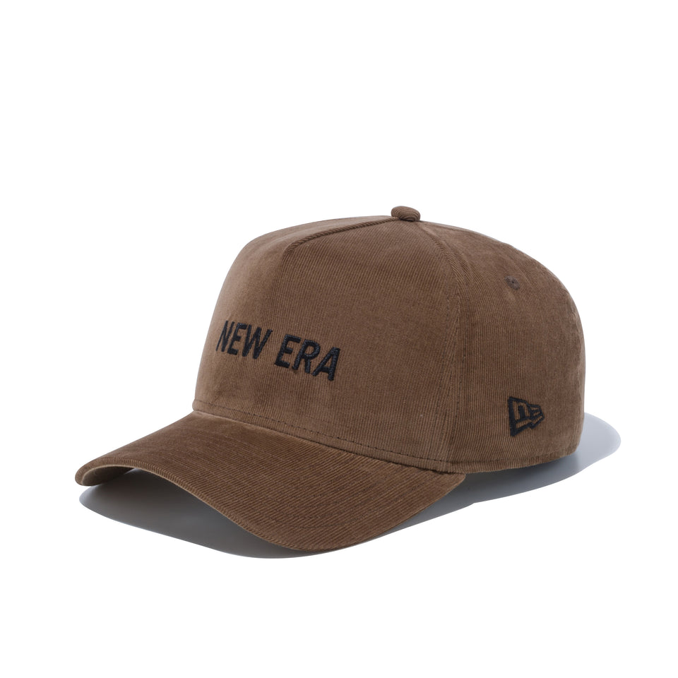9FORTY A-Frame マイクロコーデュロイ NEW ERA ロゴ カーキ