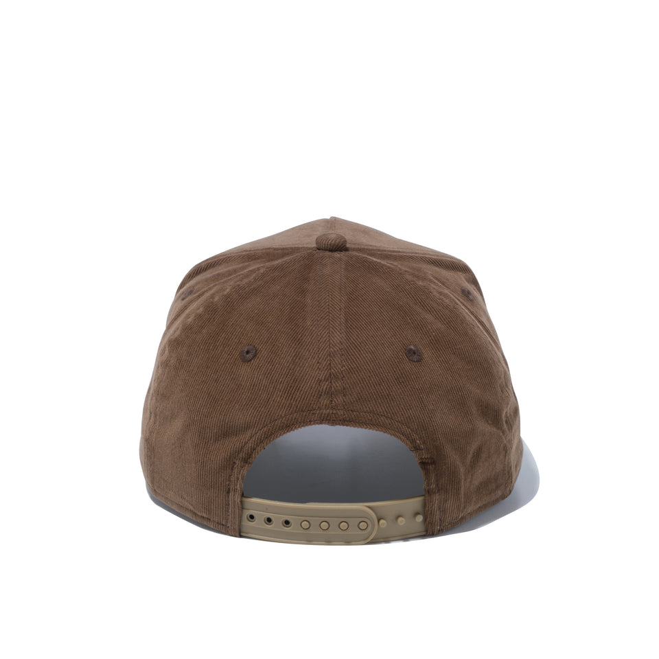 9FORTY A-Frame マイクロコーデュロイ NEW ERA ロゴ カーキ
