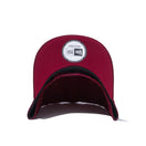 9FORTY A-Frame マイクロコーデュロイ NEW ERA ロゴ バーガンディー