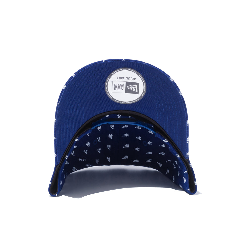 9FORTY A-Frame ロサンゼルス・ドジャース MLBロゴ オールオーバー ダークロイヤル