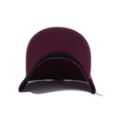 9FORTY A-Frame ダックキャンバス レザーパッチ マルーン × ラクリーン
