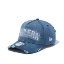 9FORTY A-Frame ダメージドデニム NEW ERA ロゴ ウォッシュドデニム