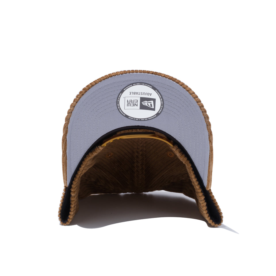 9FORTY A-Frame コーデュロイ NEW ERA 1920 ライトブラウン × スノーホワイト