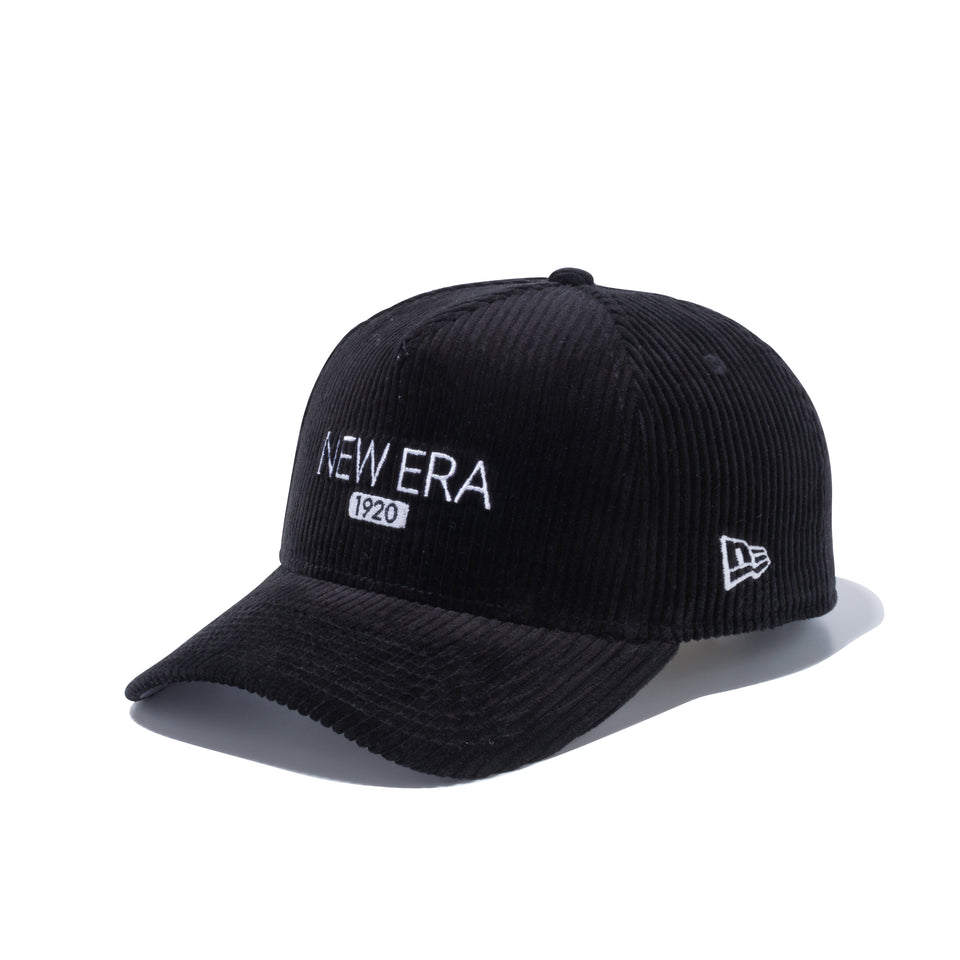 9FORTY A-Frame コーデュロイ NEW ERA 1920 ブラック × スノーホワイト