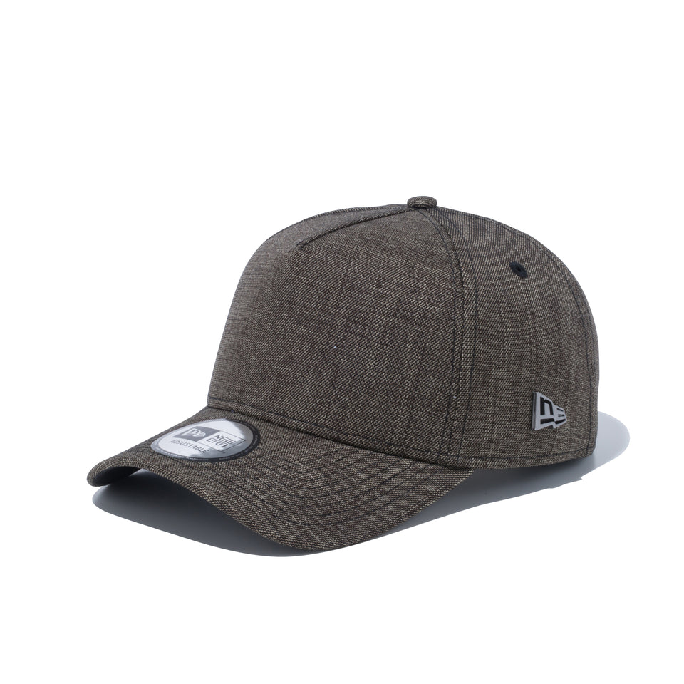 9FORTY A-Frame シャンブレー ブラウン メタルフラッグロゴ