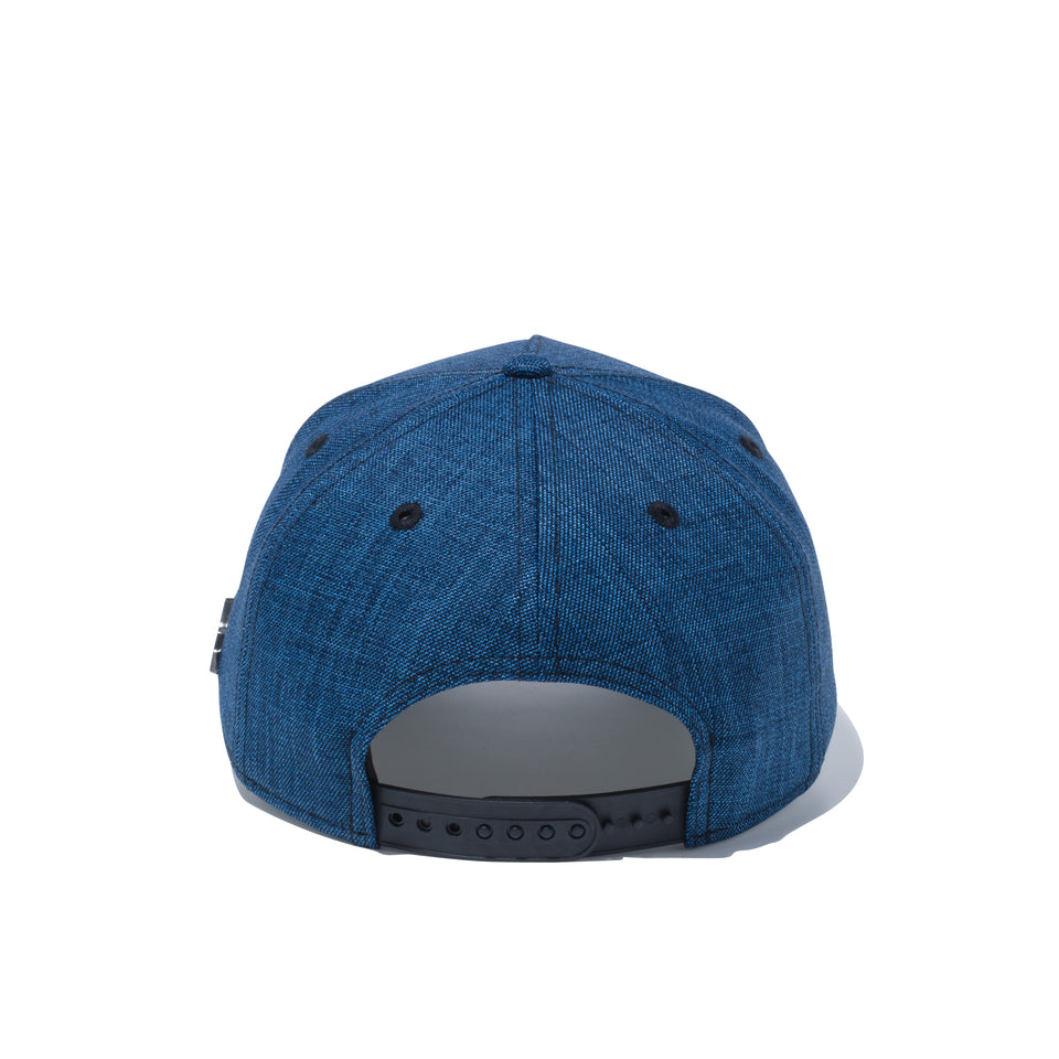 9FORTY A-Frame シャンブレー ブルー メタルフラッグロゴ
