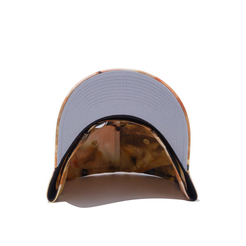 9THIRTY タイダイ NEW ERA ロゴ イエロー × レイクパープル