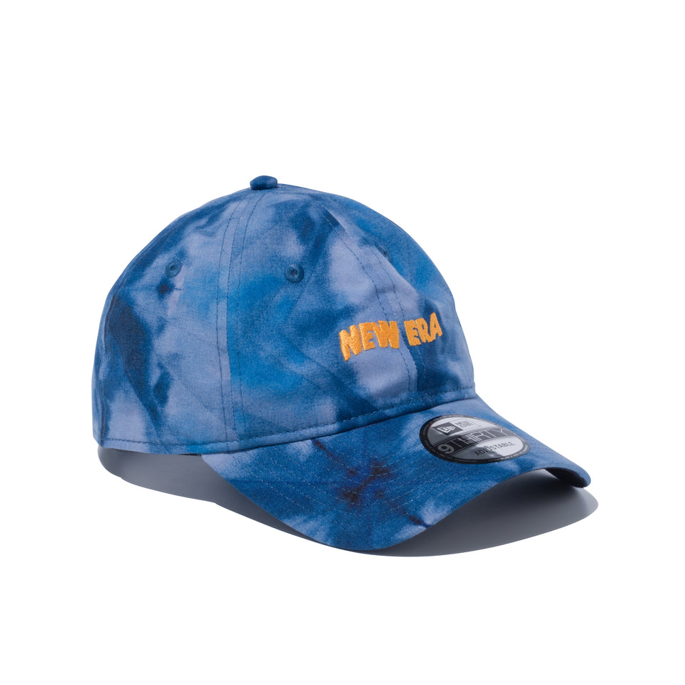 9THIRTY タイダイ NEW ERA ロゴ ブルー × メリットゴールド