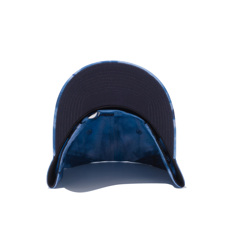 9THIRTY タイダイ NEW ERA ロゴ ブルー × メリットゴールド