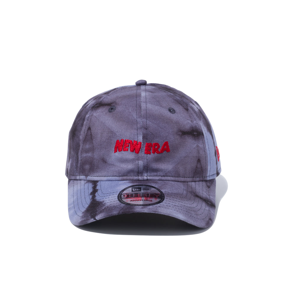 9THIRTY タイダイ NEW ERA ロゴ ブラック × Hレッド