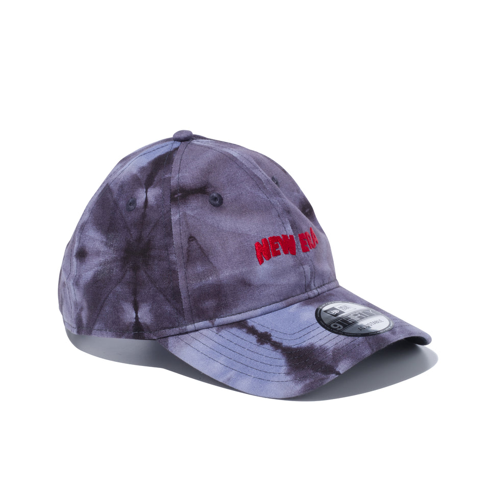 9THIRTY タイダイ NEW ERA ロゴ ブラック × Hレッド