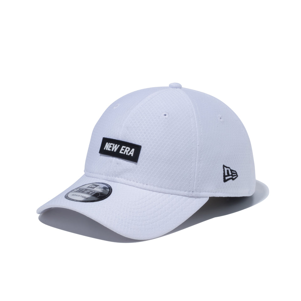 9THIRTY ラバーロゴ NEW ERA ホワイト × ブラック
