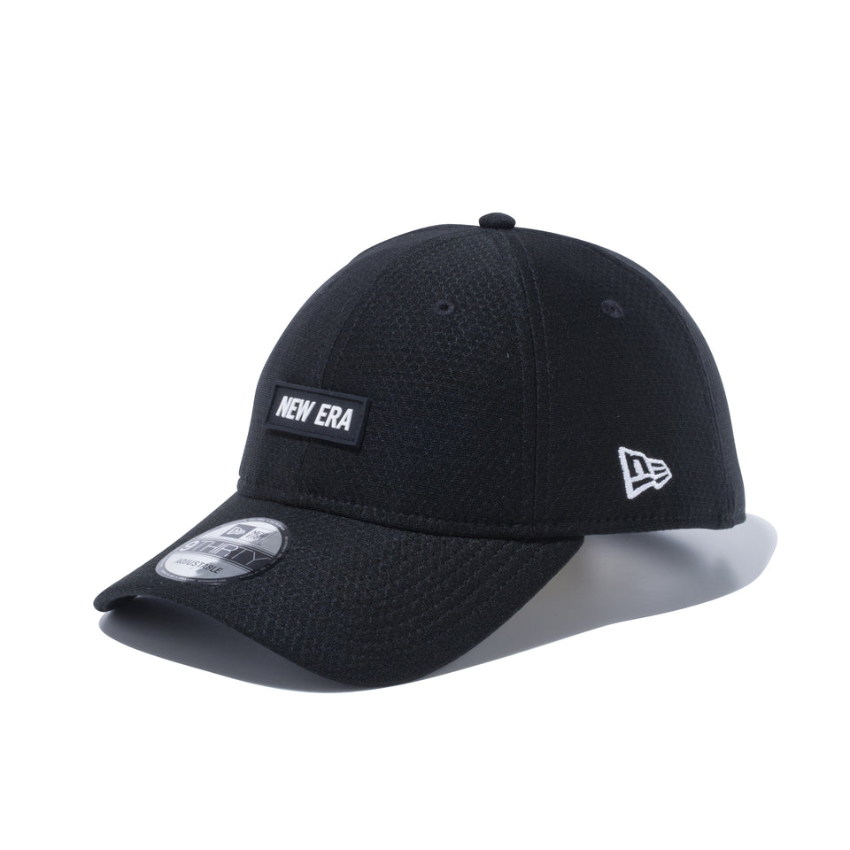9THIRTY ラバーロゴ NEW ERA ブラック × スノーホワイト