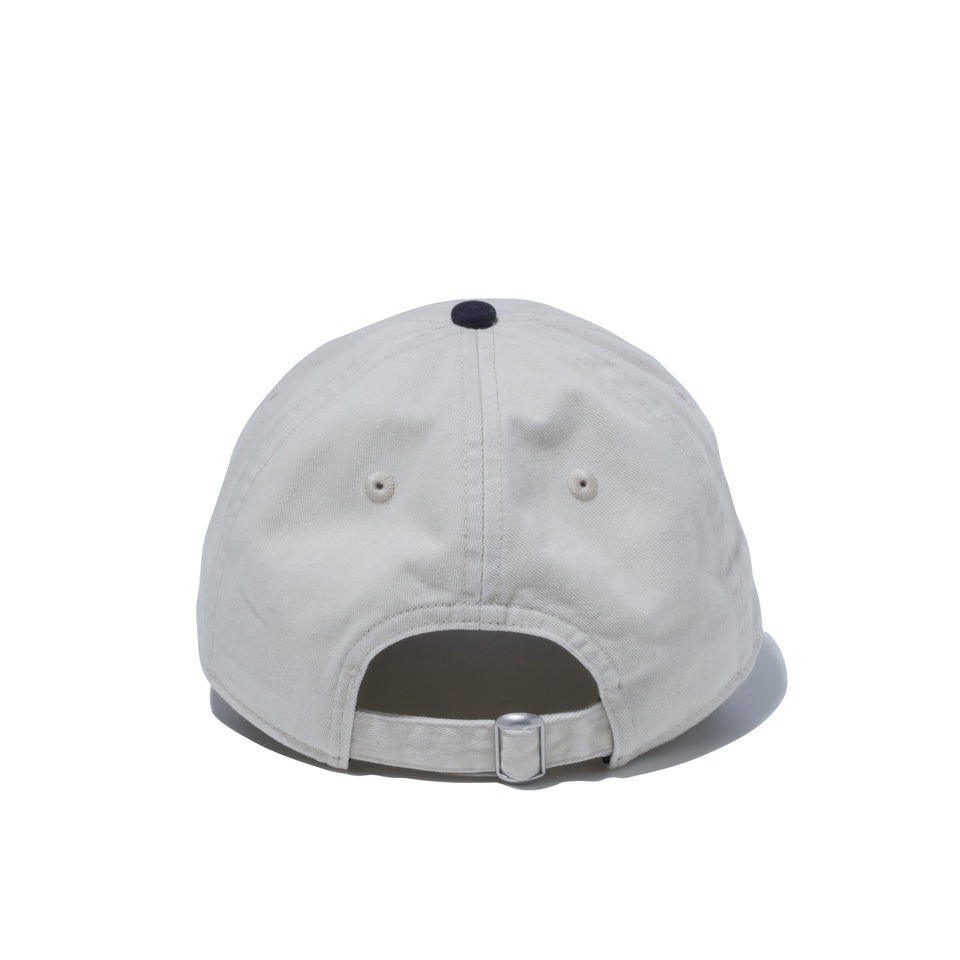 9THIRTY ニューエラ ロゴシリーズ NEW ERA ロゴ アイボリー / ネイビー × ブラック