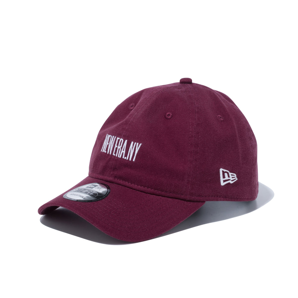 9THIRTY ベーシックファブリクス NEW ERA. NY ロゴ マルーン