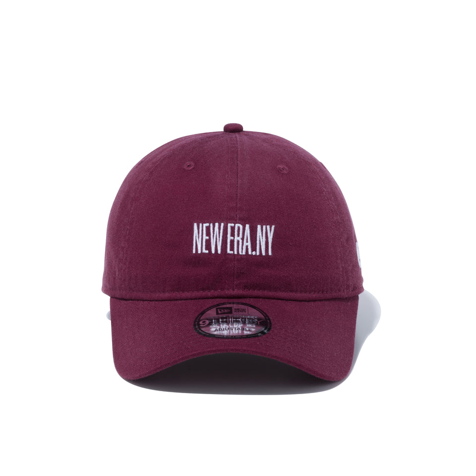 9THIRTY ベーシックファブリクス NEW ERA. NY ロゴ マルーン
