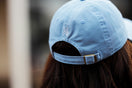 9TWENTY Small イージースナップ 野沢和香 PEACE HEADS スカイブルー × スノーホワイト