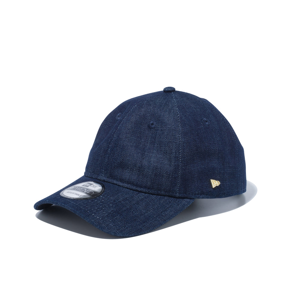9TWENTY Small メタルフラッグロゴ インディゴデニム