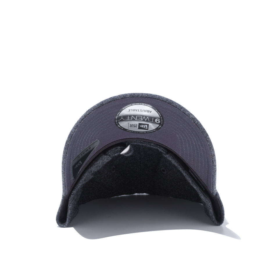 9TWENTY Small メルトン NEW ERA アーチロゴ チャコール