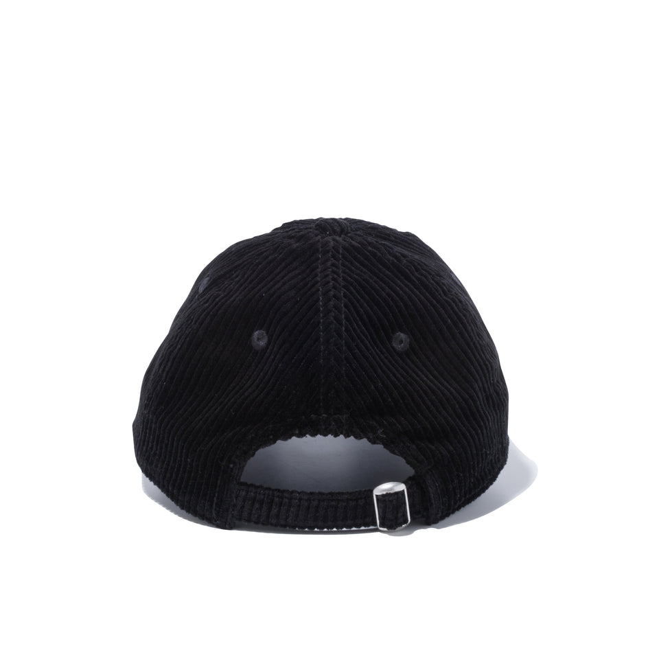 9TWENTY Small コーデュロイ ブラック × スノーホワイト グレーアンダーバイザー