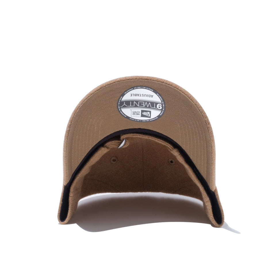 9TWENTY メルトン NEW ERA アーチロゴ キャメル