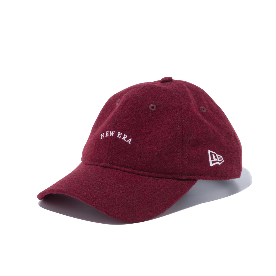 9TWENTY メルトン NEW ERA アーチロゴ バーガンディ
