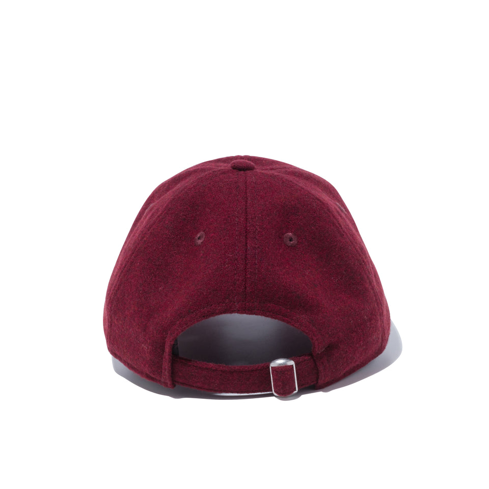 9TWENTY メルトン NEW ERA アーチロゴ バーガンディ